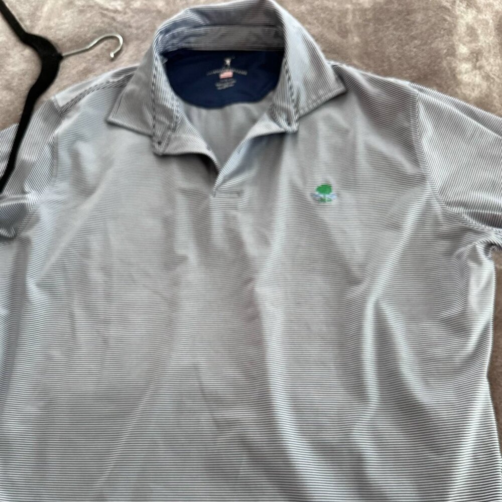 Fairway & Greene Mens Striped Polo